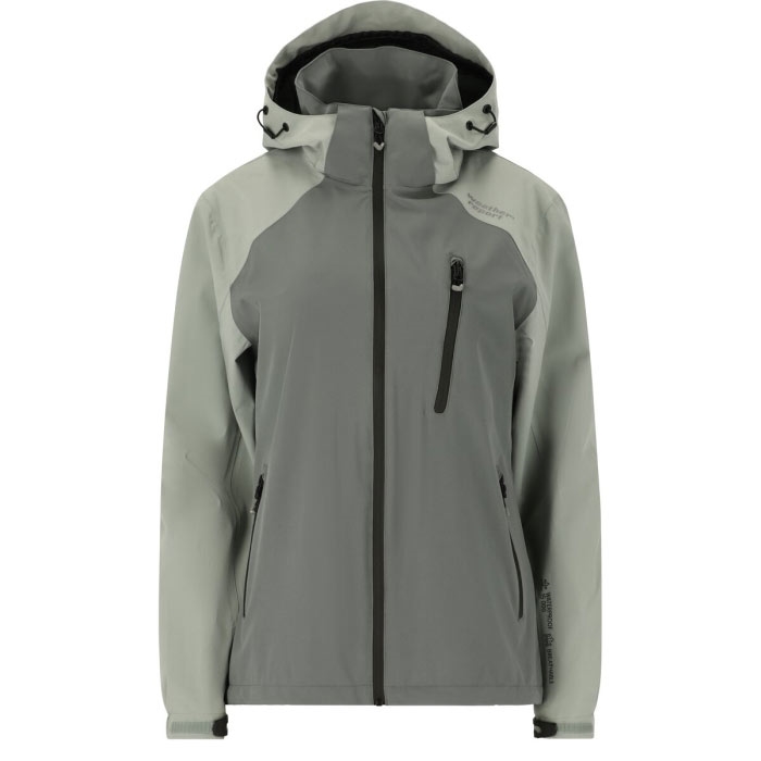Weather Report Brunia   Awg Regnjakke Dame 15 000mm-balsam Grøn-38 Regntøj  Poncho