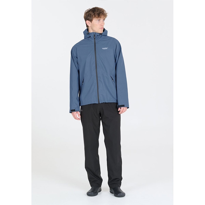 Weather Report Gust Herre Regnsæt 10 000mm-dark Denim-   Regntøj  Poncho