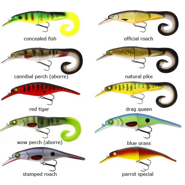 Westin Platypus Teez Tail  16  -cannibal Perch Wobler