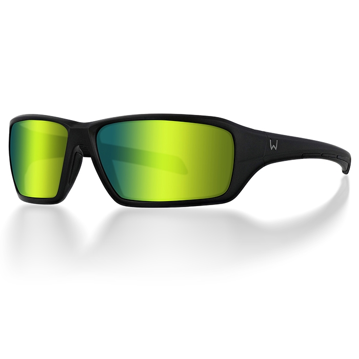 Westin W6 Sport 15  Matte Black   Green    Green    Green Fiskebriller