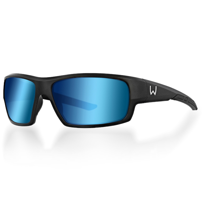 Westin W6 Sport 10  Matte Black   Smoke    Blue    Blue Fiskebriller