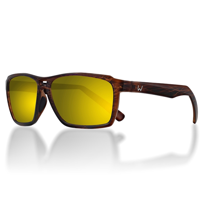 Westin W6 Street 150  Matte Brown Stripe   Brown    Yellow    Green Fiskebriller
