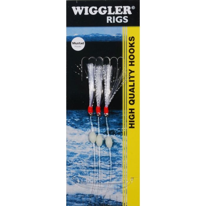 Wiggler Flasher Forfang 3kroge Sølv Hår