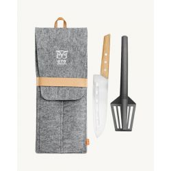 øyo Duo Hiking Bbq Set Grey Køkkenredskaber